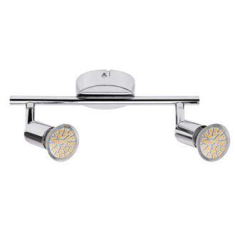   Rábalux Norton Spotlámpa GU10 2x MAX 50W 3000K IP20 króm RAB6987