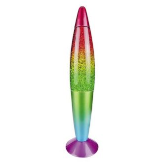   Rábalux Glitter Rainbow Dekor lámpa E14 1x MAX G45 15W vezetékes kapcsoló IP20 többszínű RAB7008