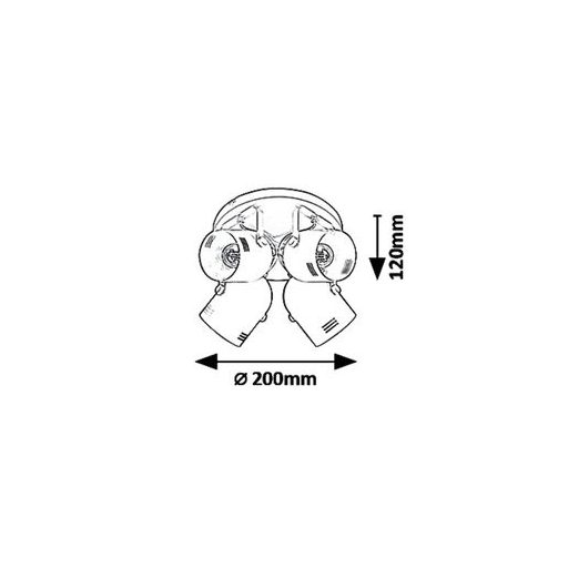 Rábalux Minuet Beltéri lámpa  E14 4x MAX 40 - RAB7014