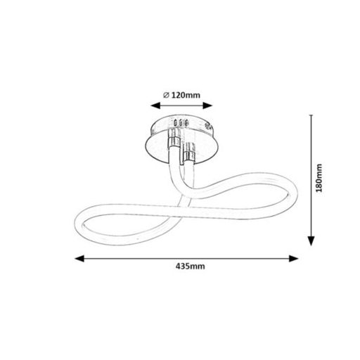 Rábalux Irelia Beltéri lámpa természetes fehér LED 23 - RAB71008