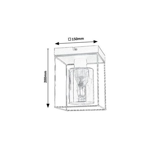 Rábalux Chadwick Beltéri lámpa  E27 1x MAX 25 - RAB71031