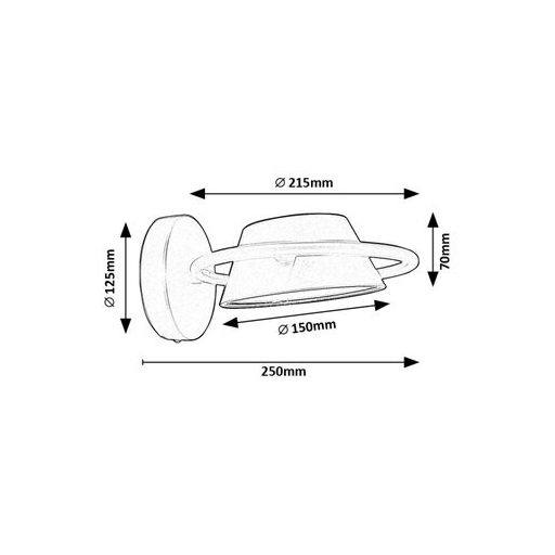 Rábalux Odiss Beltéri lámpa meleg fehér LED 6 - RAB71048