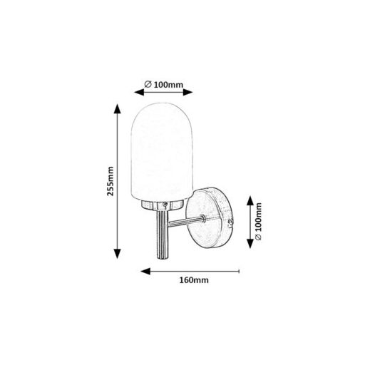 Rábalux Zenkai Beltéri lámpa  E14 1X MAX 10 - RAB71060