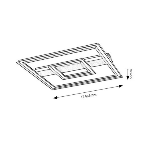 Rábalux Sidona Beltéri lámpa meleg fehér LED 48 - RAB71071