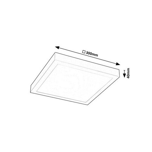 Rábalux Damek2 Beltéri lámpa természetes fehér LED 18 - RAB71076