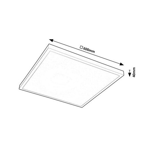 Rábalux Damek2 Beltéri lámpa természetes fehér LED 40 - RAB71078