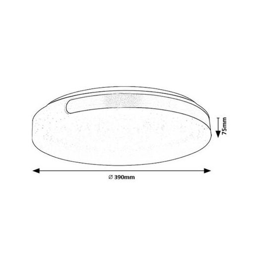 Rábalux Danuta2 Beltéri lámpa természetes fehér LED 24 - RAB71085
