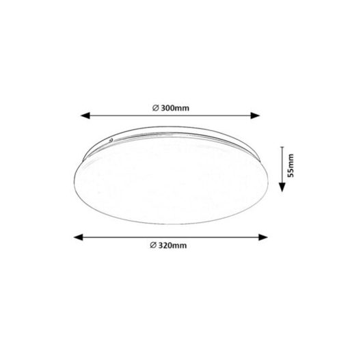 Rábalux Vendel Beltéri lámpa meleg fehér LED 18 - RAB71102