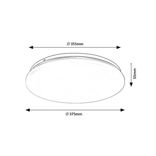 Rábalux Vendel Beltéri lámpa meleg fehér LED 24 - RAB71103