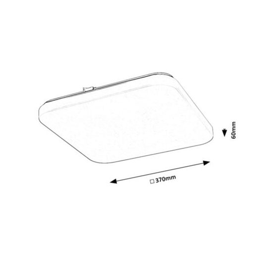 Rábalux Vendel Beltéri lámpa meleg fehér LED 24 - RAB71109