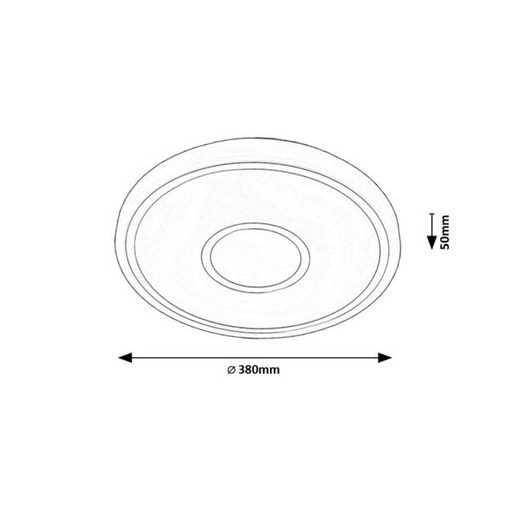 Rábalux Taytum Beltéri lámpa meleg fehér LED 25 - RAB71117