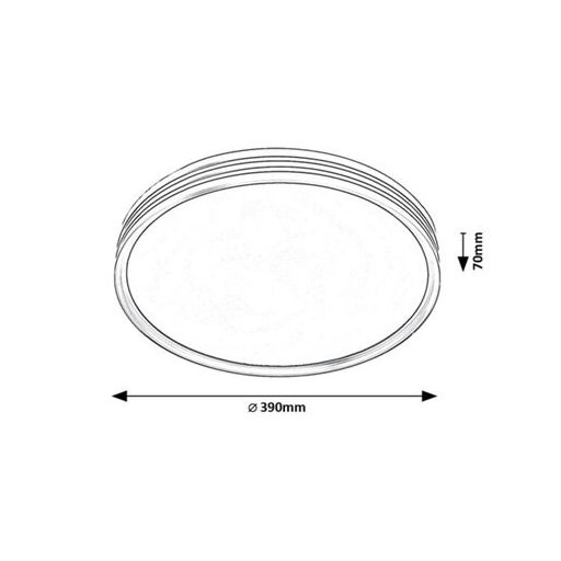 Rábalux Epora Beltéri lámpa meleg fehér LED 25 - RAB71118