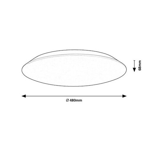 Rábalux Rorik Beltéri lámpa természetes fehér LED 45 - RAB71125