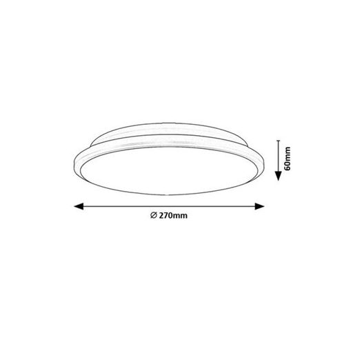Rábalux Engon Beltéri lámpa meleg fehér LED 18 - RAB71126