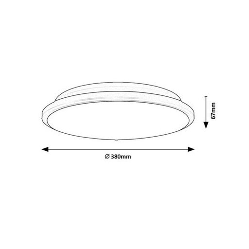 Rábalux Engon Beltéri lámpa meleg fehér LED 24 - RAB71128