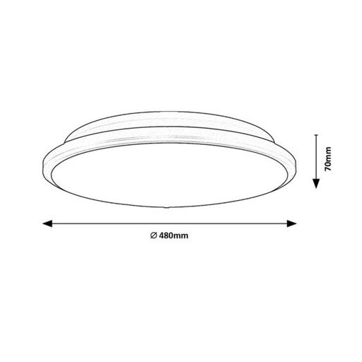Rábalux Engon Beltéri lámpa természetes fehér LED 45 - RAB71131