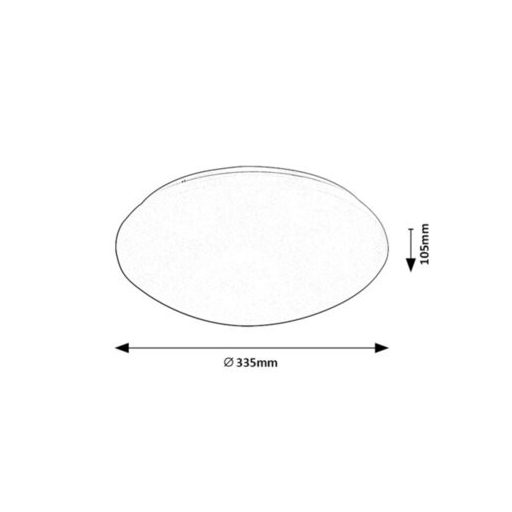 Rábalux Lucas Beltéri lámpa természetes fehér LED 18 - RAB71133