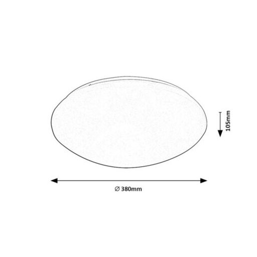 Rábalux Lucas Beltéri lámpa természetes fehér LED 24 - RAB71134