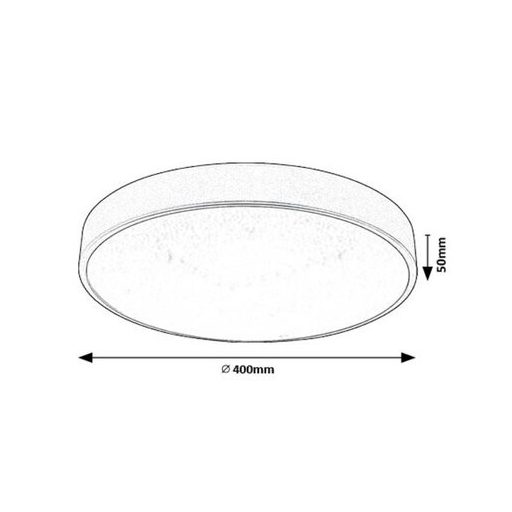 Rábalux Octav2 Beltéri lámpa természetes fehér LED 24 - RAB71135