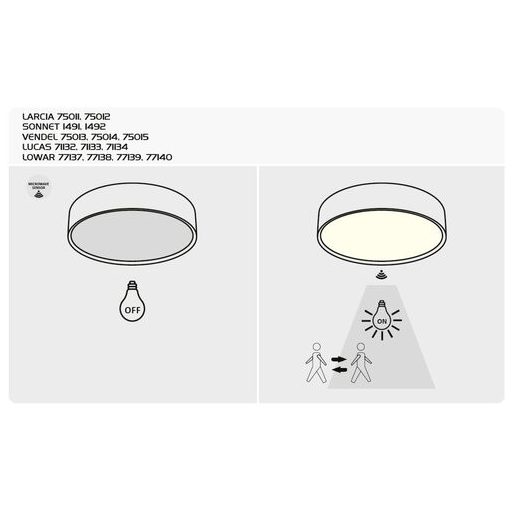 Rábalux Irelia Beltéri lámpa természetes fehér LED 9 - RAB71138