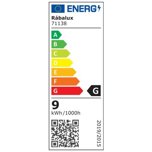 Rábalux Irelia Beltéri lámpa természetes fehér LED 9 - RAB71138