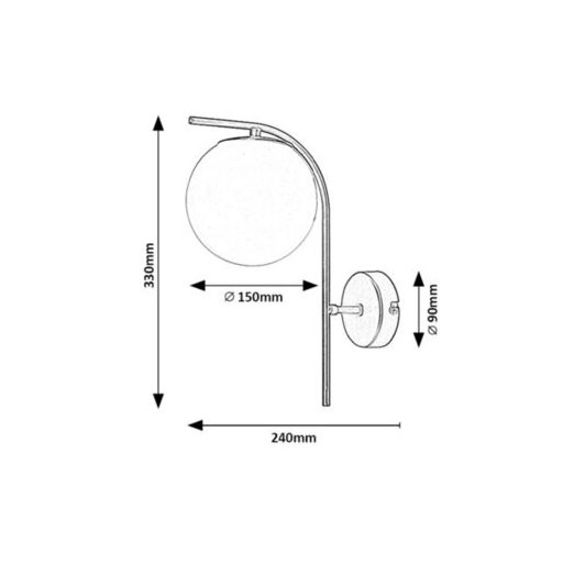 Rábalux Ghita Beltéri lámpa  E27 1x MAX 20 - RAB71139