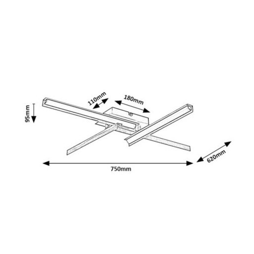 Rábalux Remiel Beltéri lámpa meleg fehér LED 20 - RAB71145
