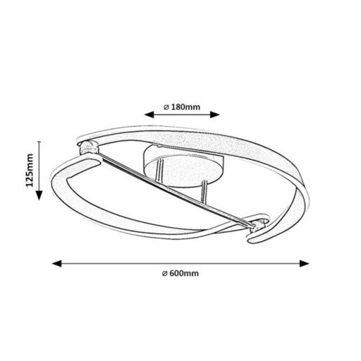 Rábalux Adalind Beltéri lámpa meleg fehér LED 40 - RAB71149