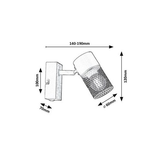Rábalux Metta Beltéri lámpa  E14 1x MAX 40 - RAB71151
