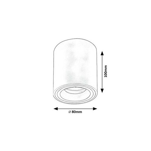 Rábalux Kobald Beltéri lámpa  GU10 1X MAX 25 - RAB71160
