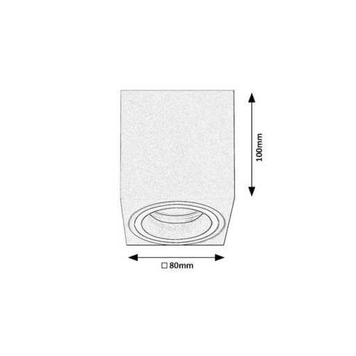 Rábalux Kobald Beltéri lámpa  GU10 1X MAX 25 - RAB71164