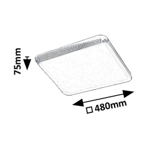 Rábalux Druzor Beltéri lámpa meleg fehér LED 40 - RAB71166