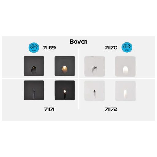 Rábalux Boven Beltéri lámpa meleg fehér LED 3 - RAB71169