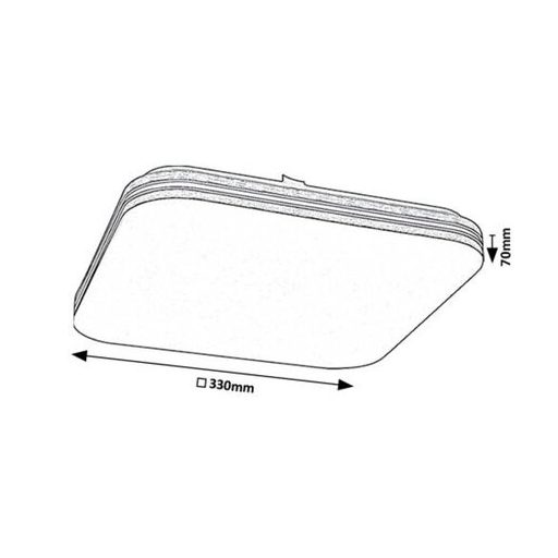 Rábalux Oscar2 Beltéri lámpa természetes fehér LED 18 - RAB71174