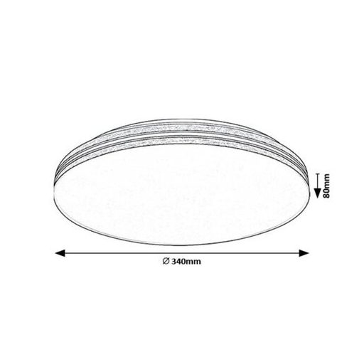 Rábalux Oscar2 Beltéri lámpa természetes fehér LED 18 - RAB71175