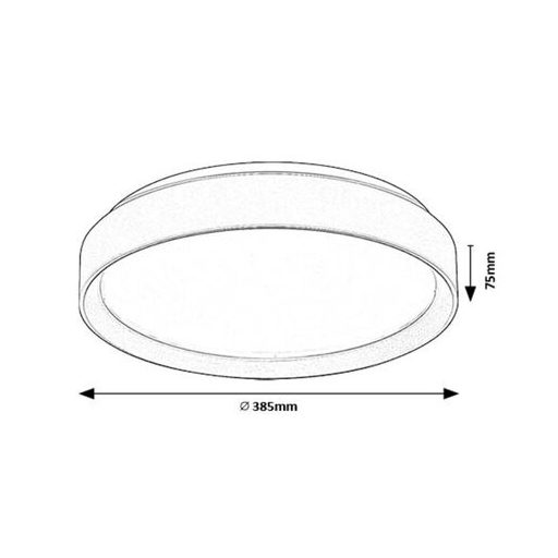 Rábalux Liatris2 Beltéri lámpa meleg fehér LED 24 - RAB71185