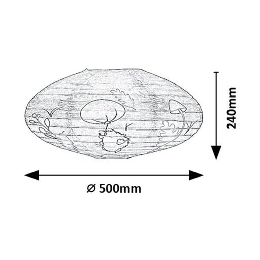 Rábalux Hedgy Beltéri lámpa  max 40 - RAB71190