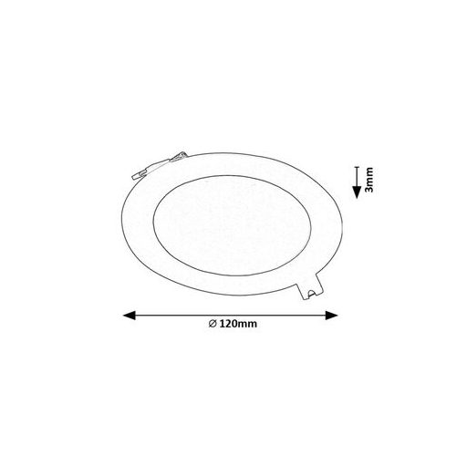 Rábalux Shaun2 Beltéri lámpa meleg fehér LED 6 - RAB71225