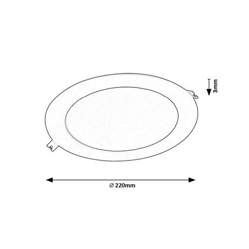 Rábalux Shaun2 Beltéri lámpa meleg fehér LED 18 - RAB71227