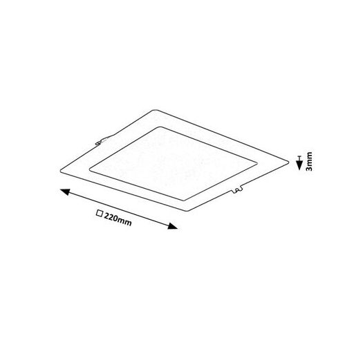 Rábalux Shaun2 Beltéri lámpa meleg fehér LED 18 - RAB71231
