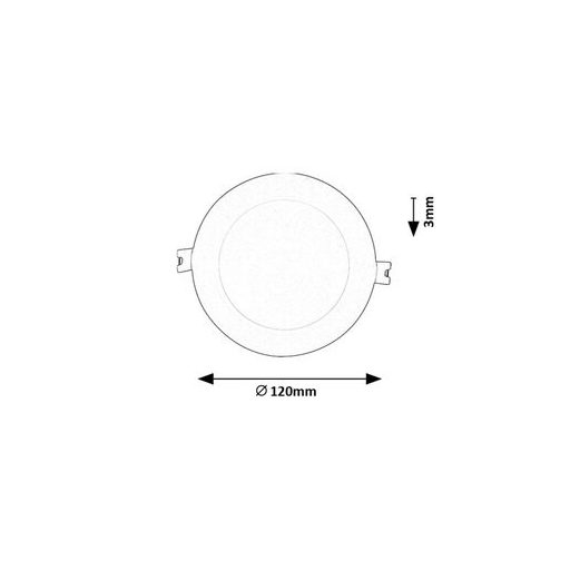 Rábalux Shaun2 Beltéri lámpa természetes fehér LED 6 - RAB71233