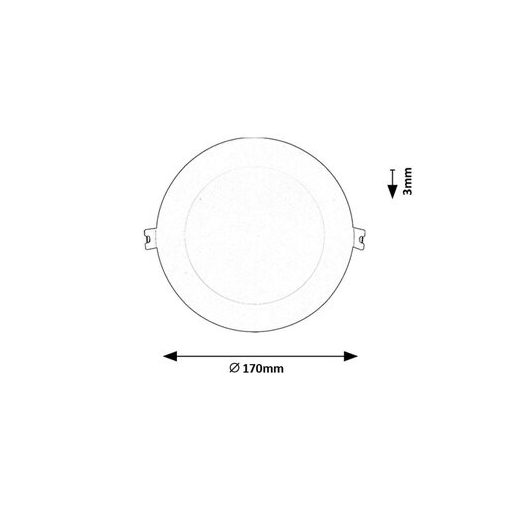 Rábalux Shaun2 Beltéri lámpa természetes fehér LED 12 - RAB71234