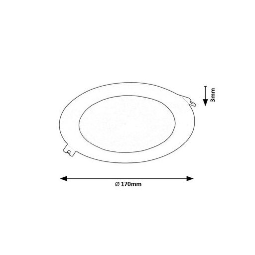 Rábalux Shaun2 Beltéri lámpa természetes fehér LED 12 - RAB71242