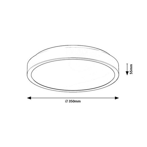 Rábalux Samira Beltéri lámpa természetes fehér LED 36 - RAB71253