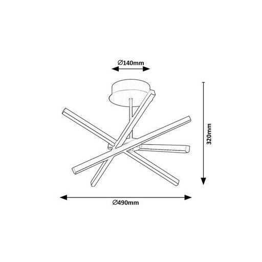 Rábalux Matilde Beltéri lámpa természetes fehér LED 30 - RAB71270