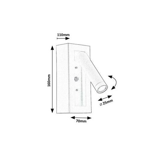 Rábalux Gello Beltéri lámpa meleg fehér LED 4 - RAB71286
