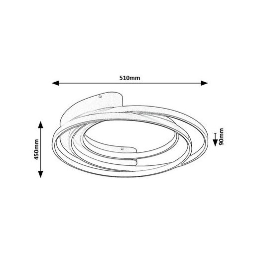 Rábalux Holize Beltéri lámpa természetes fehér LED 50 - RAB71288