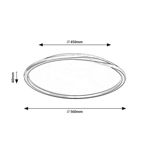 Rábalux Mathiola Beltéri lámpa természetes fehér LED 40 - RAB71290