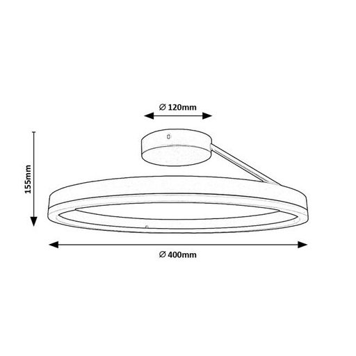 Rábalux Isaure Beltéri lámpa változtatható LED 24 - RAB71302