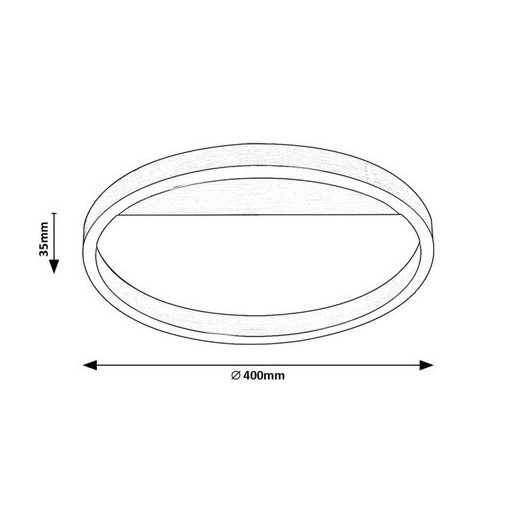 Rábalux Thrac Beltéri lámpa természetes fehér LED 20 - RAB71311